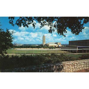 Postcard Amon Carter Square Fort Worth Texas Vintage Chrome Unposted 1939-1970s